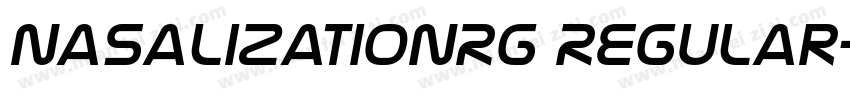 nasalizationRg Regular字体转换